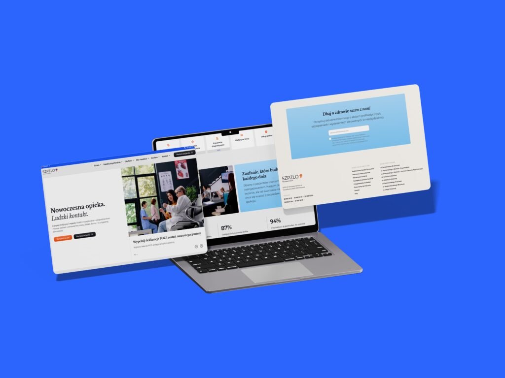 Clinic redesign mockup