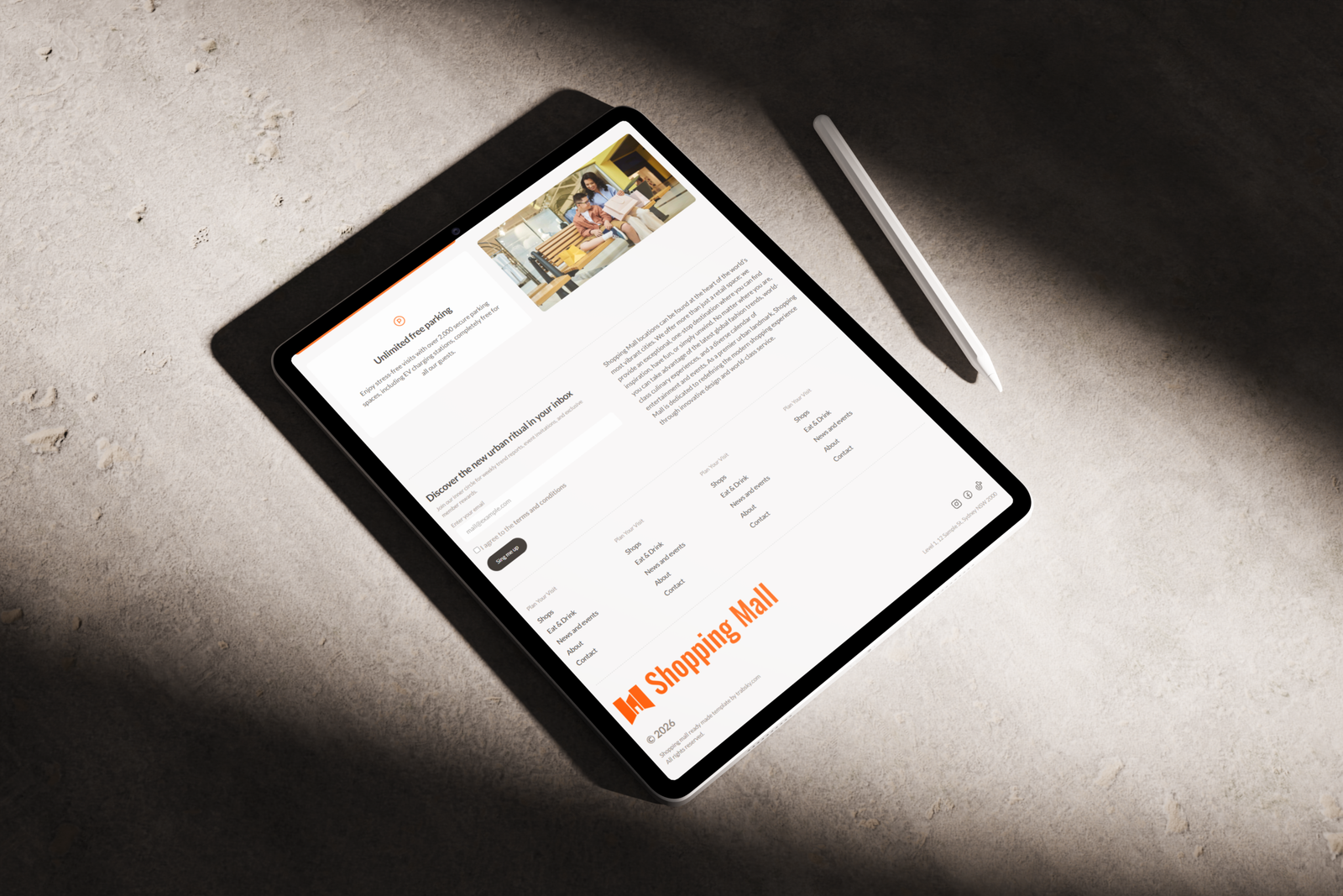 Device Mockup 1 shopping mall