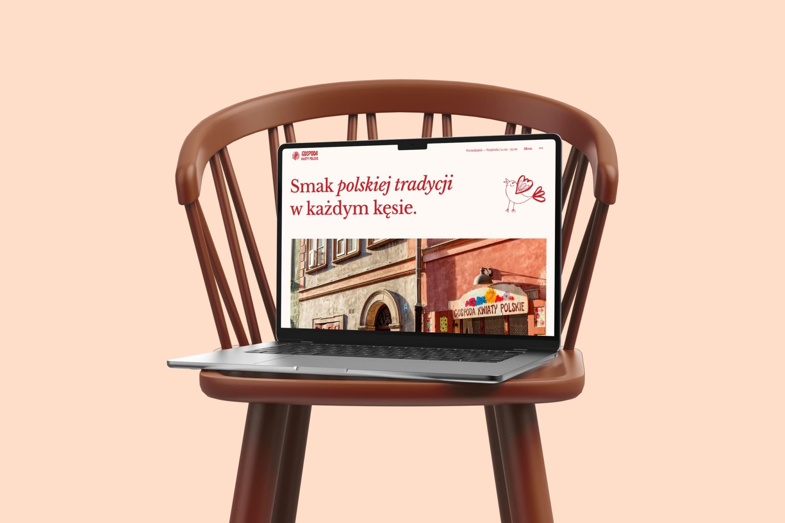 gospoda kwiaty polskie mockup