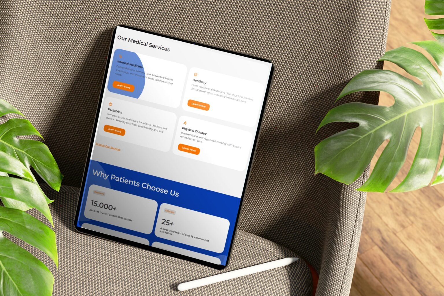 clinic 1 mobile mockup 1
