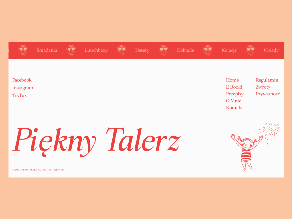 piekny talerz footer