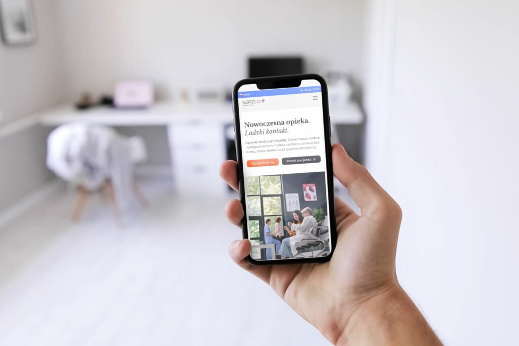 Clinic redesign mockup